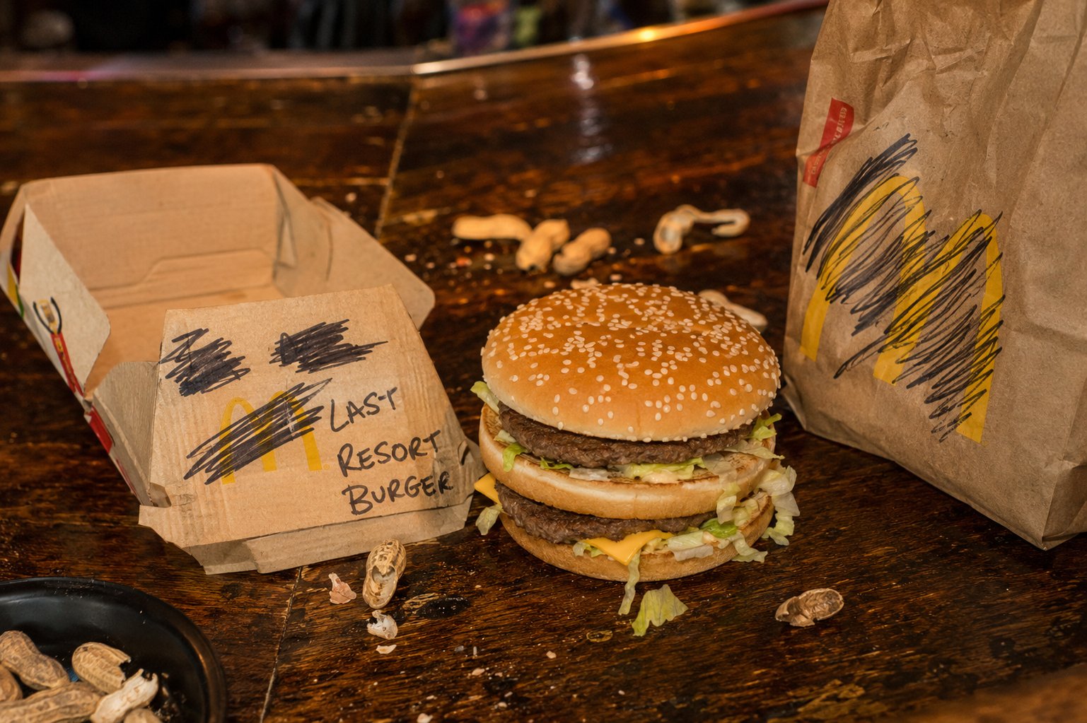 Last Resort Bar & Grille Burger