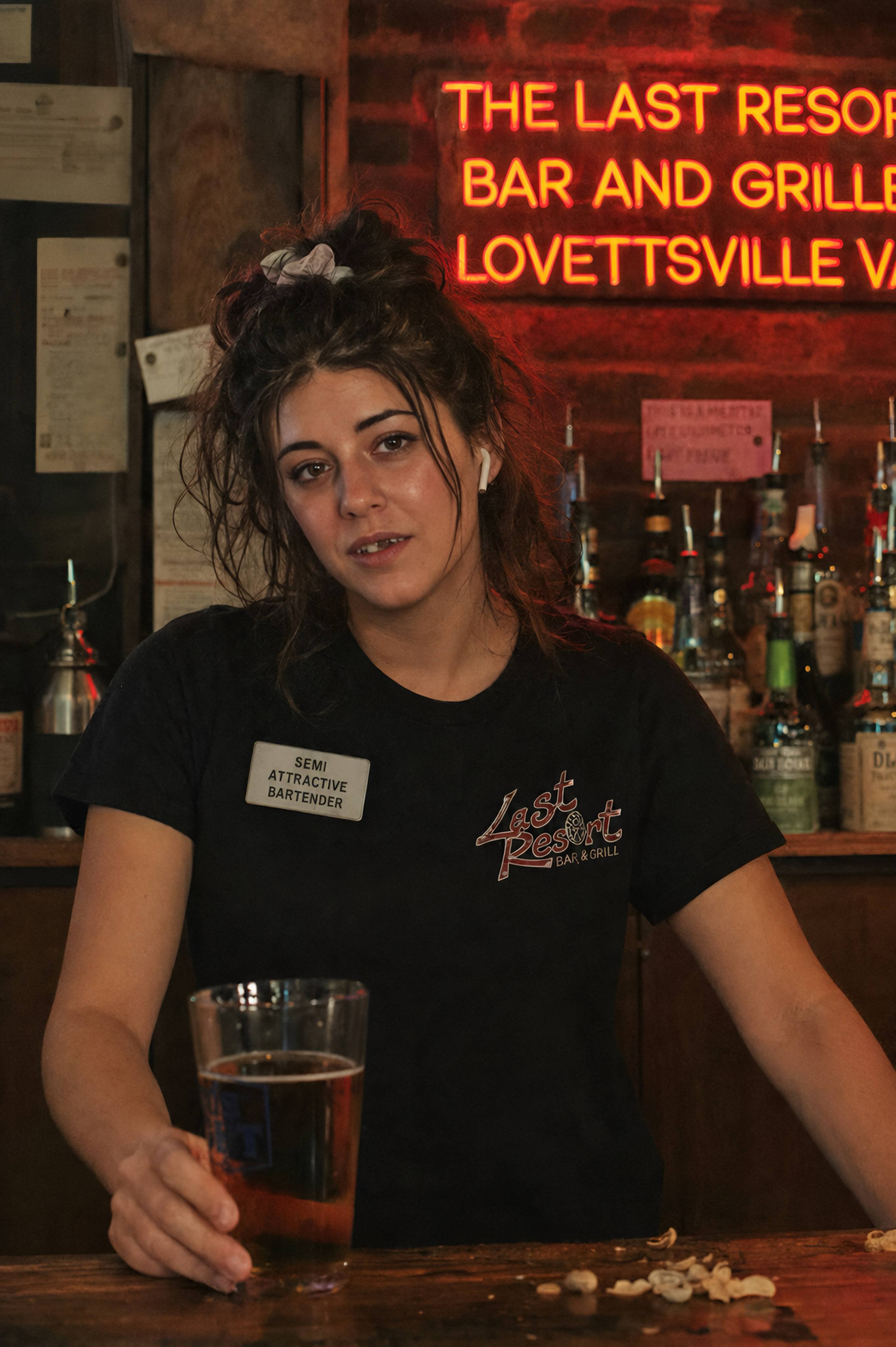 Semi Attractive Bartender